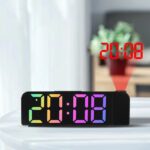 قیمت ساعت رومیزی دیجیتال RGB پروژکتوردار مدل GH0729 با تغییر رنگ خودکار